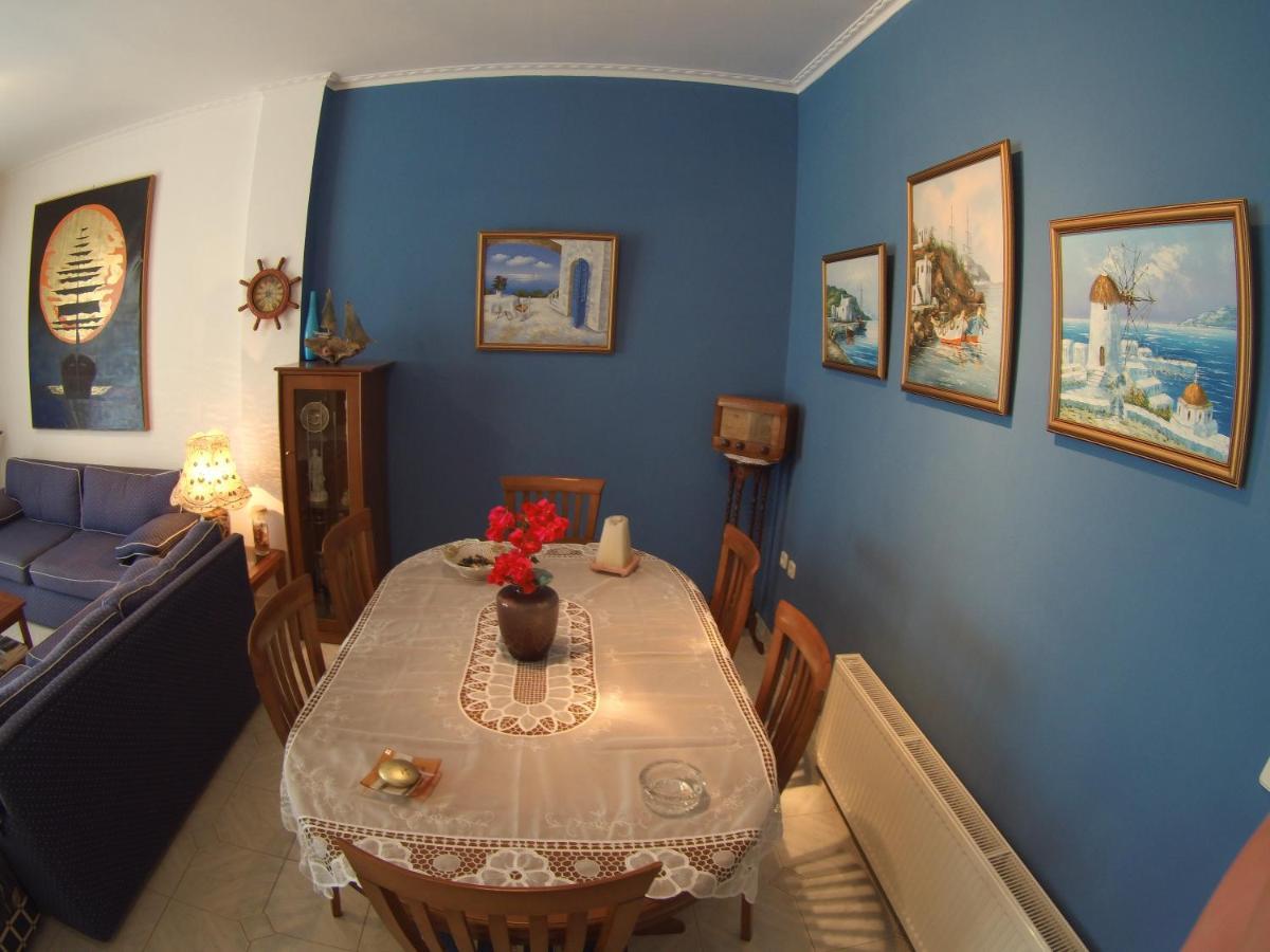 Blue & White Maisonette Over The Sea Near Sounio スーニオ エクステリア 写真